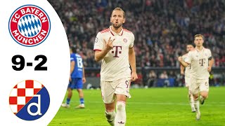 Bayern München VS Dinamo Zagreb 92 Highlights  Champions League 20242025 [upl. by Eudoca520]