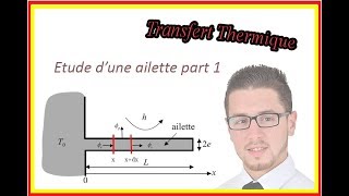 Etude dune ailette part 1  Transfert Thermique [upl. by Mayce]