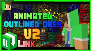 Anmiated Outlined Ores v2 MCPE Texture Packs  OpenZane Texture Packs [upl. by Assilim273]