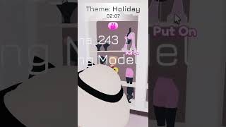 DTI but the theme is holiday dresstoimpress dti roblox [upl. by Airec]