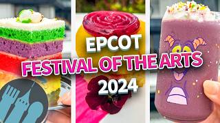 We Ate EVERYTHING at EPCOTs Festival of the Arts [upl. by Echikson]