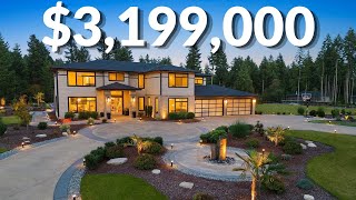 Inside a 3199000 MODERN Mansion With over 4 Acres  Seattle Luxury Home Tour [upl. by Ambrogio]