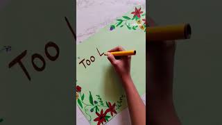 Wedding placards for bride entry 😍 shortsvideoviraldiyideas [upl. by Ennovahs673]