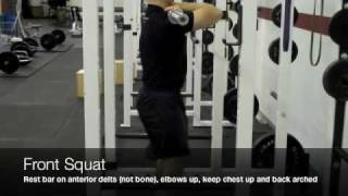 Barbell Front Squat [upl. by Corbin]