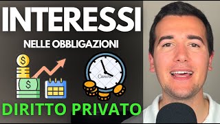 📈 ⏱ INTERESSI  Diritto Privato in 3 minuti [upl. by Sucram718]