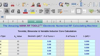 The Amazing N8NK RF Toolz®© Electronic Numerical RF Calculating Machine [upl. by Tiebold]