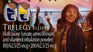 TRELEGY ELLIPTA fluticasone furoate umeclidinium vilanterol TV Commercial – City Concert [upl. by Arramahs891]