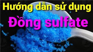 Hướng dẫn sử dụng Đồng Sulfat trong thú y và thủy sản hiệu quả [upl. by Gernhard]