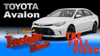 Toyota Avalon the full car stereo system install [upl. by Berns756]