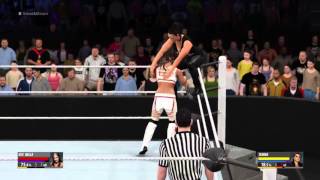 WWE 2K16 Brie Bella Vs Tamina Smackdown [upl. by Gustafson]