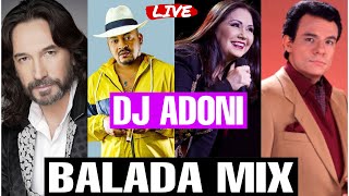 Baladas Mix Vol 1❤️ Las mejores baladas Románticas  Mezclando en vivo DJ ADONI 😻 Musica romántica [upl. by Tabatha]