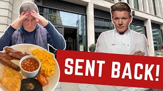 Reviewing GORDON RAMSAYS £19 BREAKFAST  I SENT IT BACK [upl. by Reibaj121]