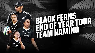 LIVE  Black Ferns 2024 Squad Naming [upl. by Ennovihc]