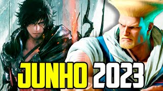 5 GAMES LANÇAMENTOS INCRÍVEIS DE JUNHO 2023 [upl. by Haggar330]