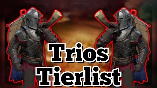 Rank 1 Fighters Trios Tierlist  Dark and Darker High Roller Tierlist [upl. by Akahc672]