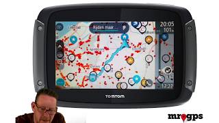 review tomtom rider 550  MrGPS [upl. by Aicnorev]