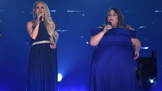 ACM Awards 2019 Chrissy Metz steals the show with performance alongside Carrie Underwood more [upl. by Imoyik58]