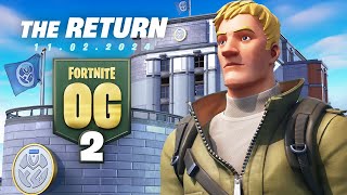 Our FIRST LOOK At Fortnite OG 2 [upl. by Kelam300]