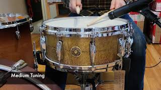 SOLD Snares  Gretsch 55x14 Keith Carlock Signature Snare Drum [upl. by Ainesej]