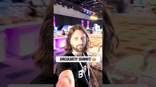 Singularity Summit in under 60 secs AI Technology Blockchain [upl. by Eedeed]