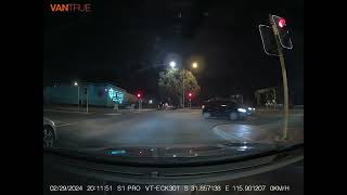 Vantrue S1 Pro Dash Camera sample front night footage at 1944p max bitrate HDR off [upl. by Fry673]