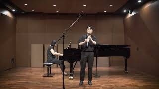 W A Mozart clarinet concerto k622 3rd movement with piano accompaniment Clarinet Jinkyun Kim [upl. by Terbecki]