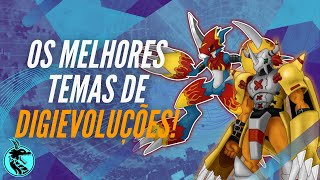 DIGIMON  TOP 10 MELHORES MUSICAS DE EVOLUÇÕES [upl. by Nemrac288]