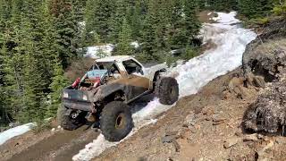 Snow wheeling trail run [upl. by Cassondra508]