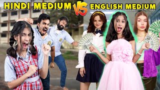 Hindi Medium Vs English medium Ho Gayi Ladai  Paris Lifestyle [upl. by Nerrag14]