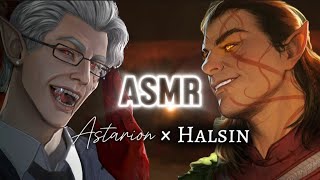 【ASMR】Astarion amp Halsin take care of your injuries ♡ Personal attention Cuddling Rain ♡ [upl. by Ycnej]