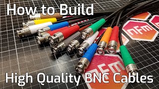 How to crimp high quality BNC Connectors [upl. by Davita541]