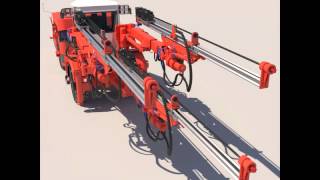 Sandvik DD530 Mining Jumbo 3D model from CGTradercom [upl. by Laresa]