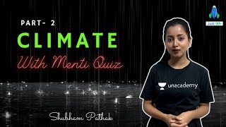 CBSE Class 9 Climate with Menti Quiz Part  2  Geography  Udaan  Just 9th  Shubham Pathak [upl. by Airret]