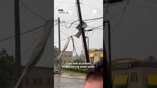 Tornado Causes Damage in Slidell Louisiana [upl. by Annayhs707]