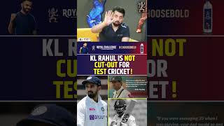 KL RAHUL IS NOT CUTOUT FOR TEST CRICKET klrahul testcricket bgt [upl. by Nesral]