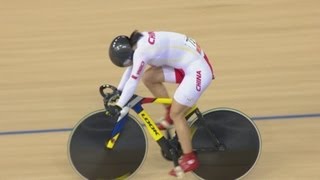 Cycling Track Womens Team Sprint First Round Full Replay  London 2012 Olympic Games [upl. by Herwick]