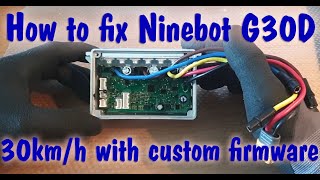 Ninebot Max G30D and G30 speed hack and costum firmware guide NEW METHOD IN DESCRIPTION [upl. by Benjamen184]