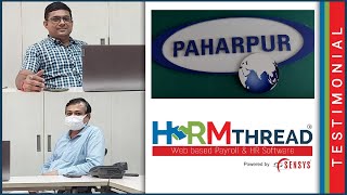 Paharpur Cooling Towers Ltd  Client Testimonial  HRMthread Software  Sensysindia  Payroll  HRMS [upl. by Marcelia]