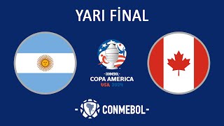 PES 2017  CONMEBOL COPA AMERICA 2024  YARI FİNAL  Arjantin 🇦🇷🆚🇨🇦 Kanada  CopaAmérica2024 [upl. by Nnylharas]