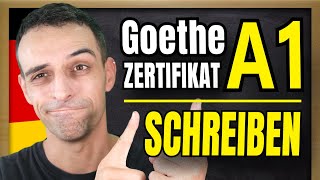 Goethe Zertifikat A1 SCHREIBEN  How to pass the written part  German A1 Goethe Exam [upl. by Sarazen]