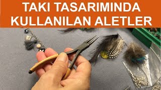 Takı tasarımında kullanılan aletler Tools used in jewelry design [upl. by Kimbell]