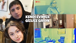 KENDİ EVİMİZE GECE GİZLİCE GİRDİK  Annemi Korkuttuk [upl. by Jeremie]