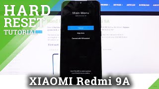 How to Hard Reset Xiaomi Redmi 9A – Bypass Screen Lock  Factory Reset [upl. by Salb158]