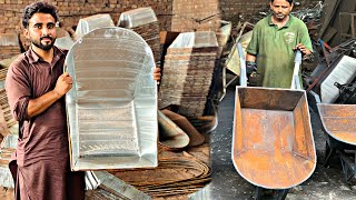 Making Process of WheelBarrow In New Technique “ Production of Wheelbarrow In Local Factory quot [upl. by Nnayecats824]