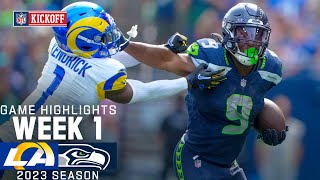 Los Angeles Rams vs Seattle Seahawks Game Highlights  NFL 2023 Week 1 [upl. by Nita]