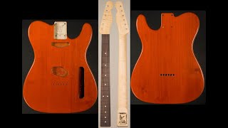 Telecaster Warmoth and Tonerider Pickups  Building Story [upl. by Ajam]