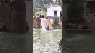 Bamboo Rafts Launching Process [upl. by Ottavia919]