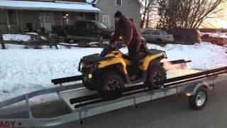 STEADY Pontoon Boat Trailer with Utility Deck option  SG2720Pud [upl. by Morrissey]