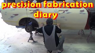 precision fabrication diary レストア restore 旧車 鈑金 塗装 板金 car restoration repair bodypainting body 千鳥工房 [upl. by Auahsoj]