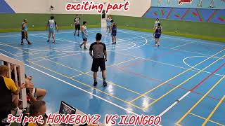 3rd part basketball tournament abudhab 🏀HOMEBOYZ VS ILONGGO [upl. by Khichabia173]